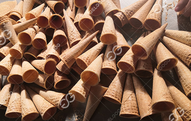 Línea de producción de conos de azúcar