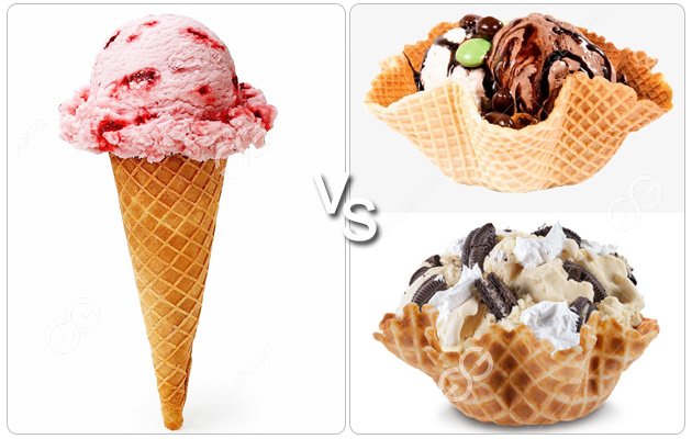 ¿Es mejor el helado en cono que en vaso? 