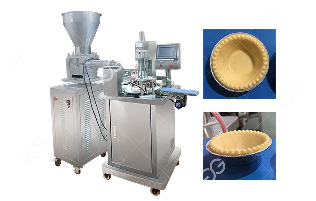 Máquina automática para prensar tartas de huevo de 1800 piezas/h para panadería