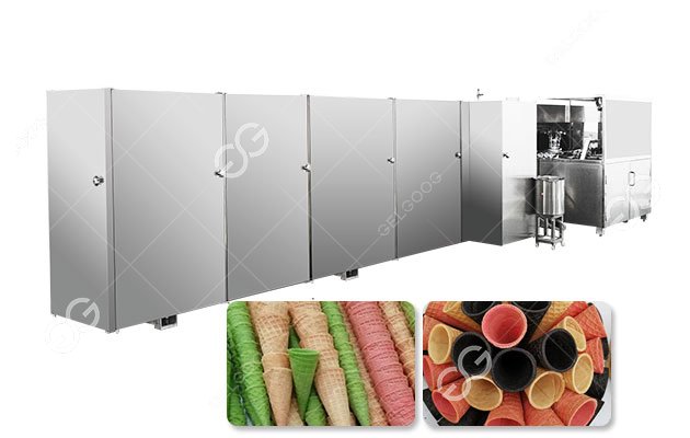 Máquina para hacer conos de barquillo industriales GG-DCL55 Rentable