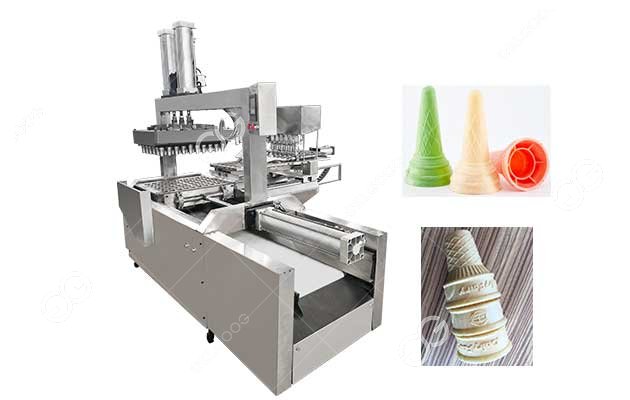 Máquina automática para hacer conos de helado y galletas